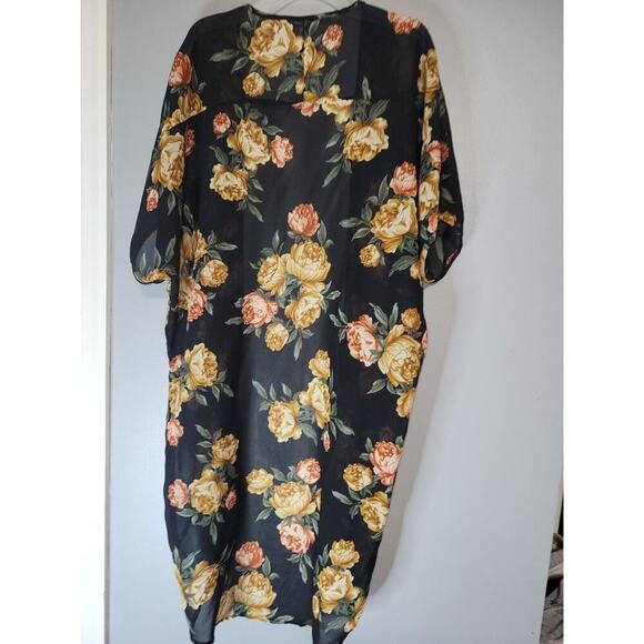 Live 4 Truth Shear Open Front Woven top Cardigan Vest Small - Picture 6 of 7